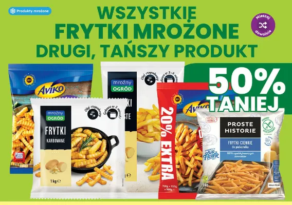 Frytki Aviko promocja w Dino