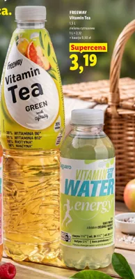 Herbata mrożona Freeway Vitamin Tea zielona cytrusowa promocja w Lidl