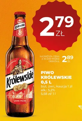Piwo królewskie promocja w Duży Ben