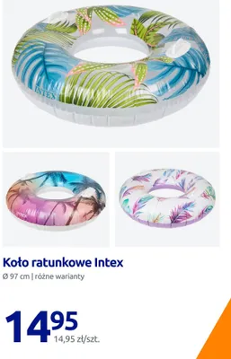 Koło ratunkowe Intex Ø 97cm promocja w Action