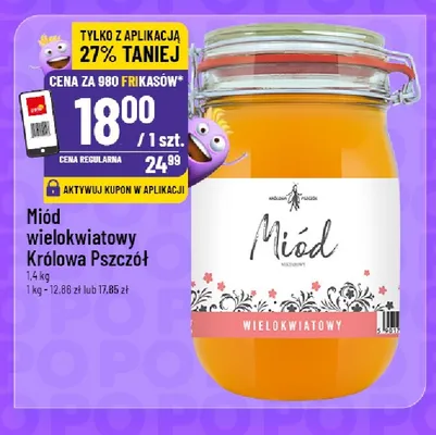 Miód wielokwiatowy Królowa Pszczół promocja w POLOmarket