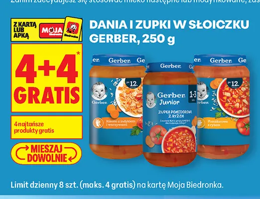 Zupka Gerber Junior pomidorowa z ryżem promocja w Biedronka