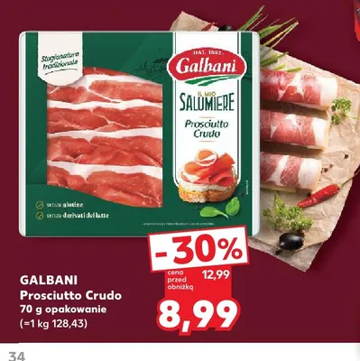Prosciutto Crudo Galbani promocja w Kaufland