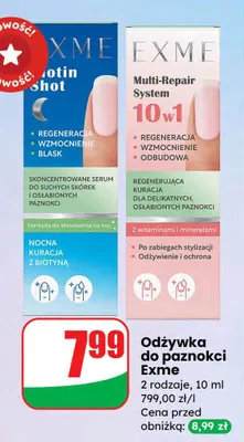 Odżywka do paznokci Multi-Repair System 10w1 promocja w Dino