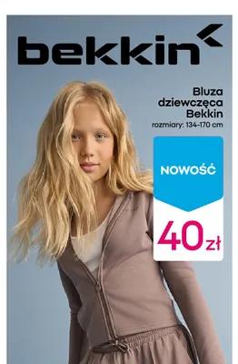 Bluza dziewczęca Bekkin promocja w Pepco