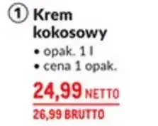Krem kokosowy promocja w Makro