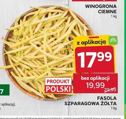 Fasola szparagowa żółta promocja w Stokrotka