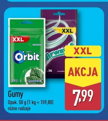 Gumy do żucia XXL Airwaves promocja w Aldi