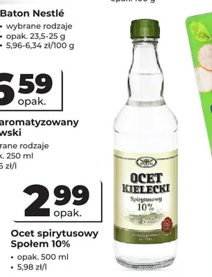 Ocet spirytusowy 10% Ocet Kielecki promocja w Odido