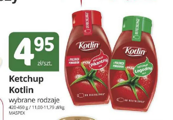 Ketchup Kotlin pikantny promocja w Marketvita