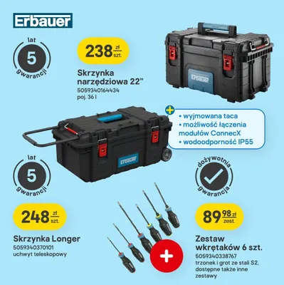 Skrzynka Longer promocja w Castorama