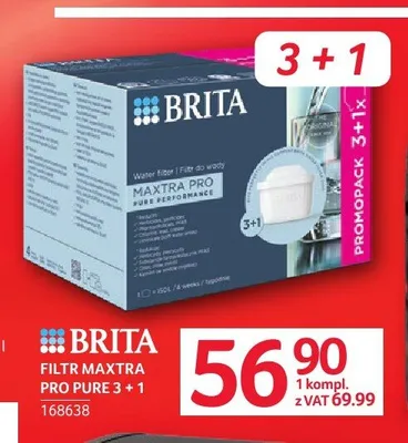 Filtr Maxtra Pro Pure 3+1 BRITA promocja w Selgros