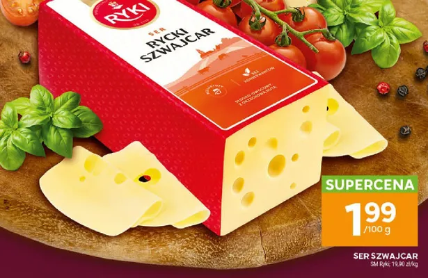 Ser Rycki Szwajcar promocja w Stokrotka
