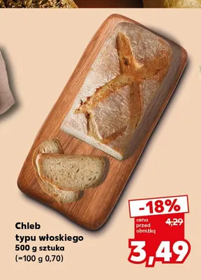 Chleb typu włoskiego promocja w Kaufland