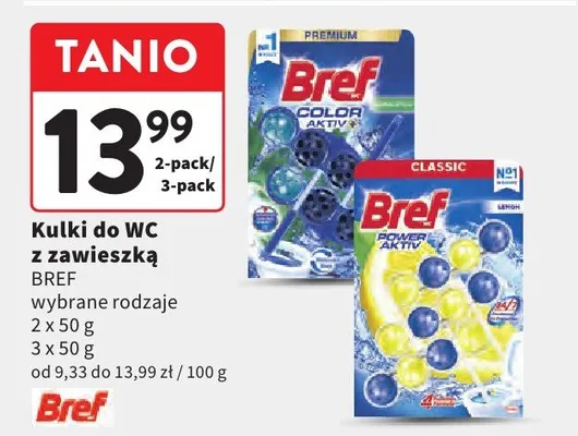 Kulki do WC z zawieszką promocja w Intermarche