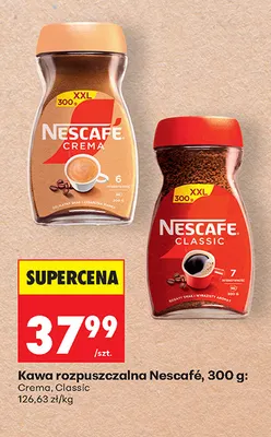 Kawa rozpuszczalna Nescafé Classic promocja w Biedronka