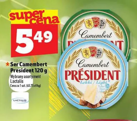 Ser Camembert President promocja w TOPAZ