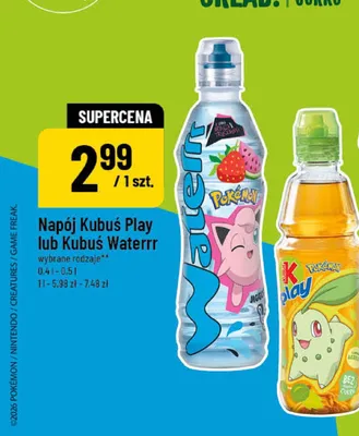 Napój Kubuś Waterrr promocja w POLOmarket