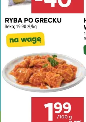 Ryba po grecku Seko promocja w Stokrotka