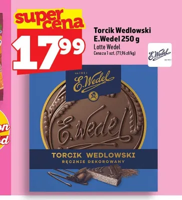 Torcik Wedlowski E.Wedel promocja w TOPAZ