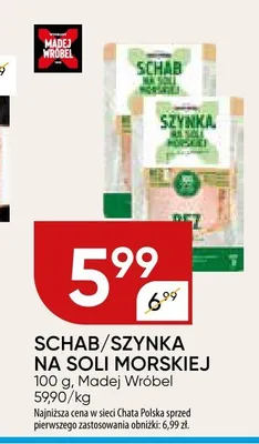 Szynka na soli morskiej Madej Wróbel promocja w Chata Polska
