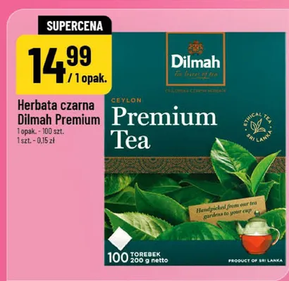 Herbata czarna Dilmah Premium promocja w POLOmarket
