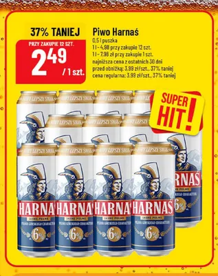 Piwo Harnaś promocja w POLOmarket