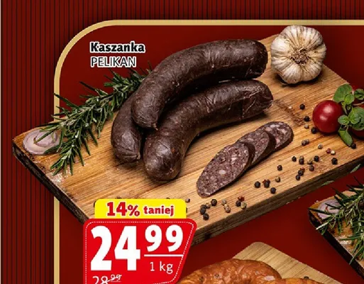 Kaszanka Pelikan promocja w Prim Market