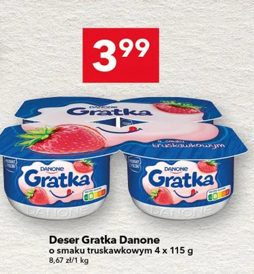 Deser o smaku truskawkowym promocja w LEWIATAN