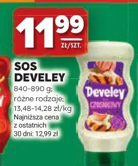 Sos Develey promocja w Stokrotka