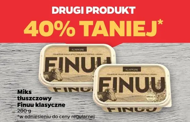 Miks tłuszczowy klasyczne Finuu promocja w Netto