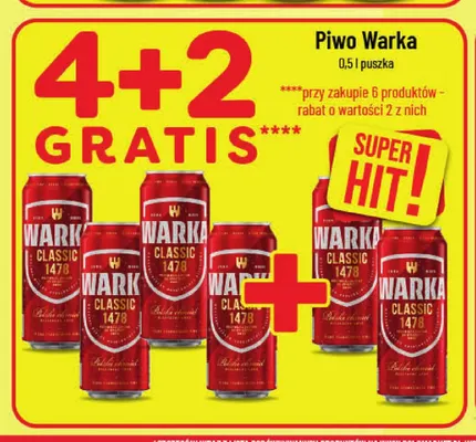 Piwo Warka Classic promocja w POLOmarket
