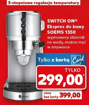 Ekspres do kawy SOEMS 1350 promocja w Kaufland
