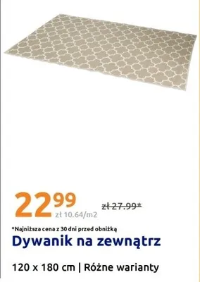 Dywanik na zewnątrz promocja w Action