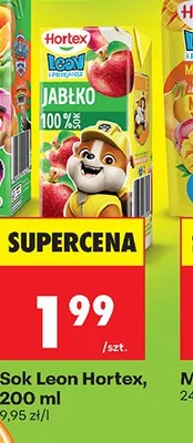 Sok Leon Hortex promocja w Biedronka