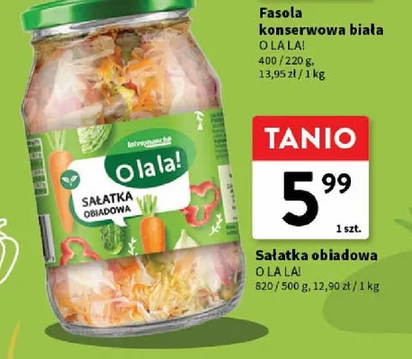 Sałatka obiadowa promocja w Intermarche