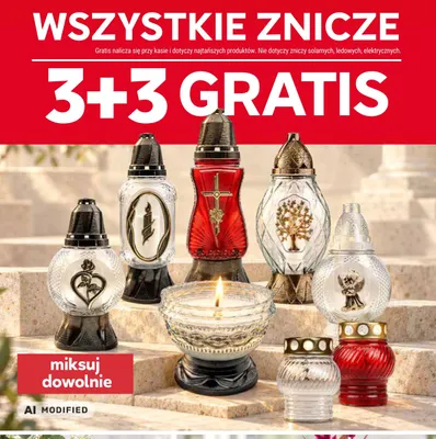 Znicze promocja w Stokrotka