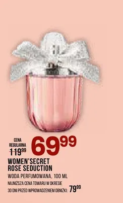 Woda perfumowana Women'Secret Rose Seduction promocja w Drogerie Natura