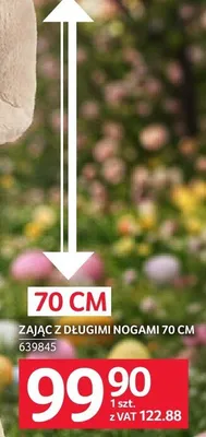 Zając z długimi nogami 70 cm promocja w Selgros