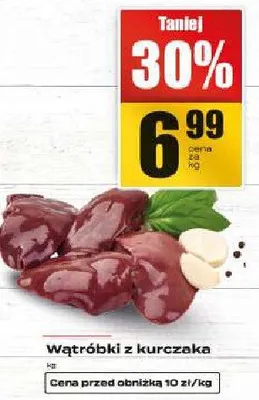Wątróbki z kurczaka promocja w Supeco