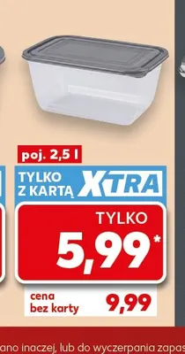 Pojemnik na żywność 2,5 l promocja w Kaufland