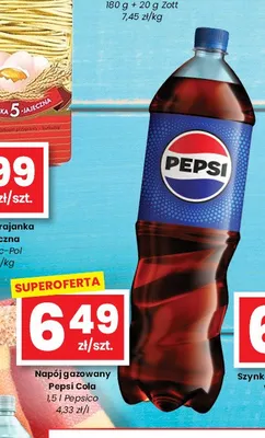 Napój gazowany Pepsi Cola promocja w emma MARKET