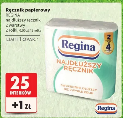 Ręcznik papierowy najdłuższy ręcznik 2 warstwy promocja w Intermarche