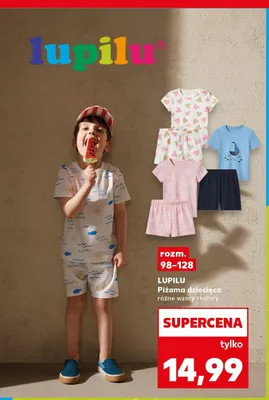 Piżama dziecięca Lupilu promocja w Kaufland