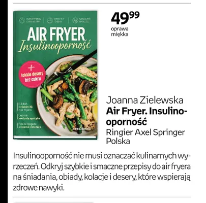 Książka Joanna Zielewska Air Fryer. Insulinooporność promocja w Empik