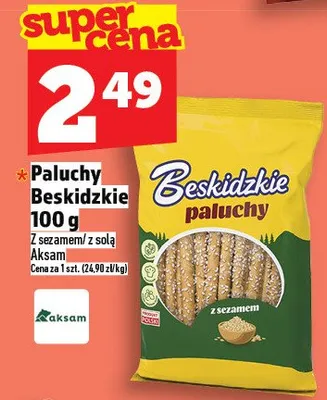 Paluszki Beskidzkie 100g promocja w TOPAZ