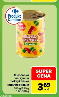 Mieszanka warzywna meksykańska Carrefour promocja w Carrefour