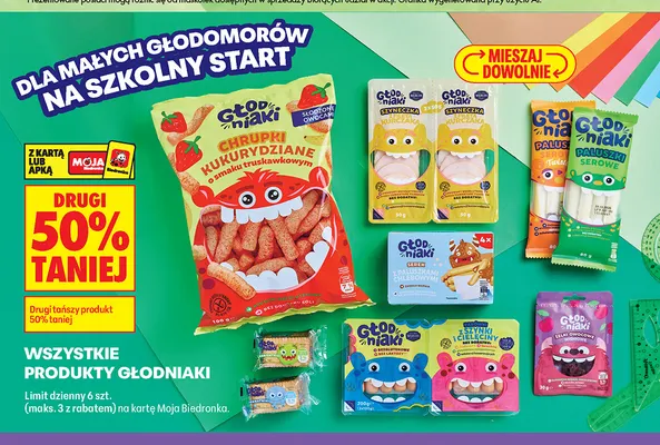 Serek z paluszkami chlebowymi Głodniaki 4-pak promocja w Biedronka
