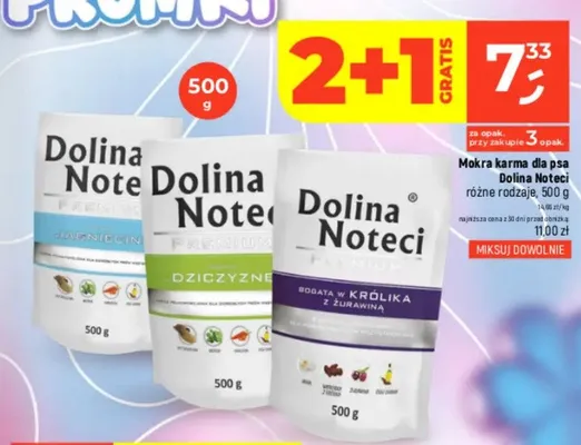 Mokra karma dla psa Dolina Noteci promocja w Dealz