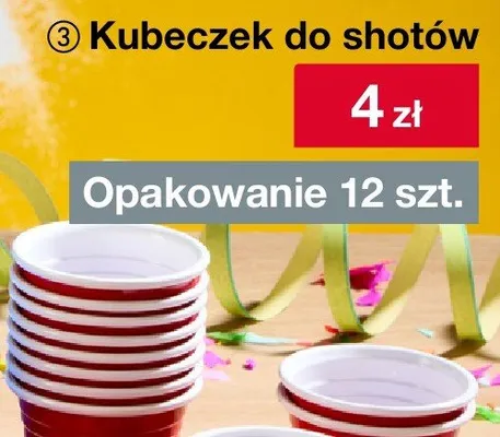 Kubeczek do shotów promocja w Woolworth